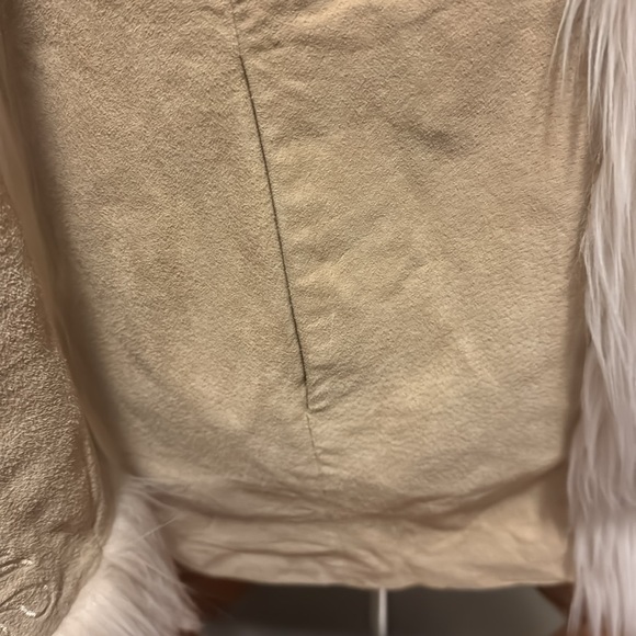 Mixlit suede and faux jacket - Picture 4 of 8